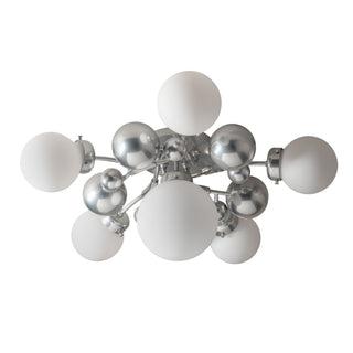 Sprig Sprig 6-Light Semi-Flush in Sterling