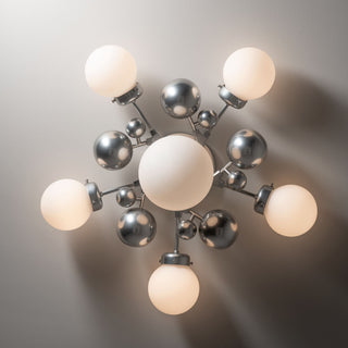 Sprig Sprig 6-Light Semi-Flush in Sterling