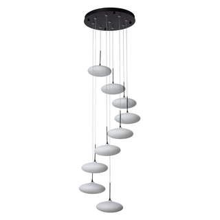 Clouds Clouds 9-Light Pendant in Black