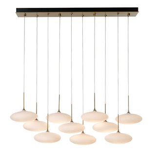 Clouds Clouds 10-Light Pendant in Modern Brass