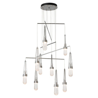 Link Link 10-Light Blown Glass Mobile Pendant in Sterling