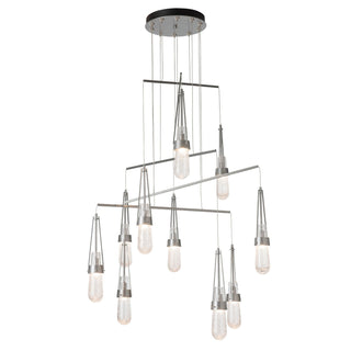Link Link 10-Light Blown Glass Mobile Pendant in Sterling