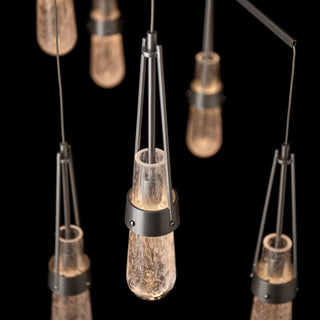 Link Link 10-Light Blown Glass Mobile Pendant in Sterling