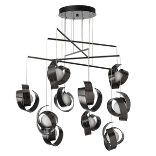 Riza Riza 10-Light Mobile Pendant in Ink