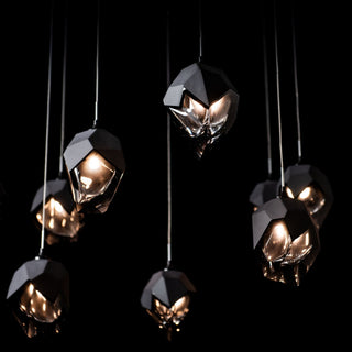 Chrysalis Griffin Starburst Pendant in Black