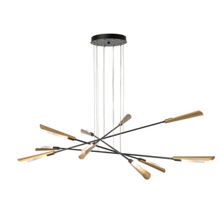 Flight Flight 10-Light Pendant in Black