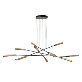 Flight Flight 10-Light Pendant in Black
