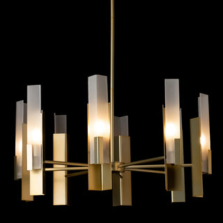 Summit Summit 8-Light Pendant in Modern Brass