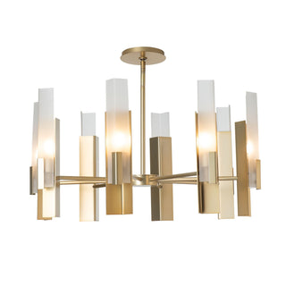 Summit Summit 8-Light Pendant in Modern Brass