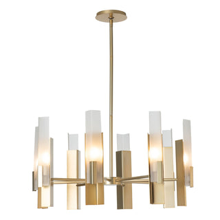 Summit Summit 8-Light Pendant in Modern Brass