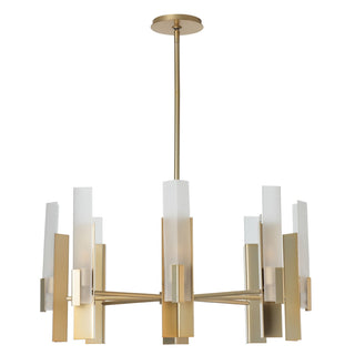 Summit Summit 8-Light Pendant in Modern Brass