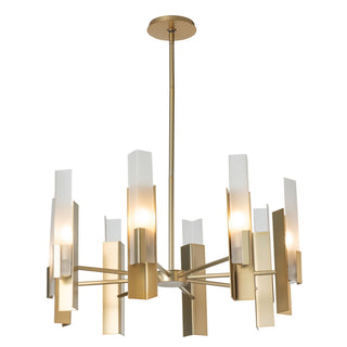 Summit Summit 8-Light Pendant in Modern Brass