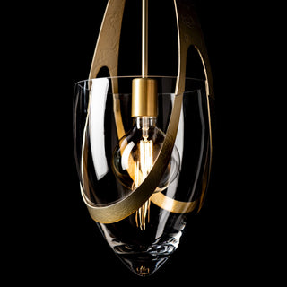 Vaso Vaso Pendant in Modern Brass