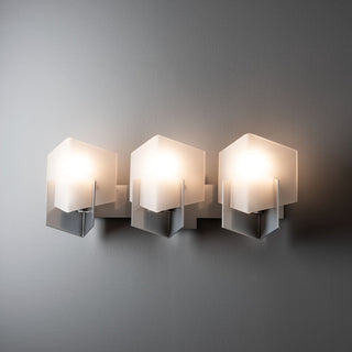 Prisma Prisma 3-Light Bath Sconce in Sterling