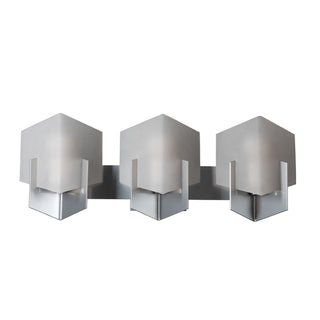 Prisma Prisma 3-Light Bath Sconce in Sterling