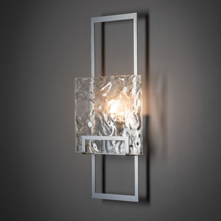Geo Geo Sconce in Sterling