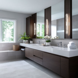 Glissade Glissade LED Bath Bar in Sterling