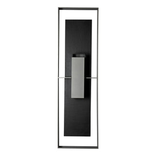 Shadow Box Shadow Box Extra Tall w/Slate Dark Sky Friendly Outdoor Sconce in Coastal Burnished Steel