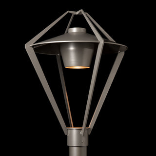 Stellar Stellar Dark Sky Friendly Post Light in Coastal Burnished Steel