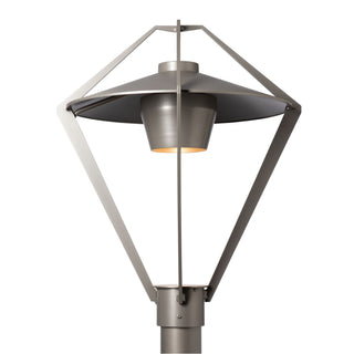 Stellar Stellar Dark Sky Friendly Post Light in Coastal Burnished Steel