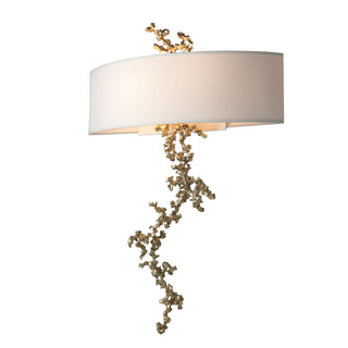 Coral Coral Sconce in Modern Brass