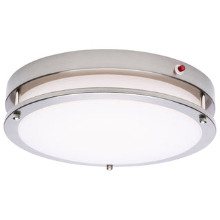 Glamour LED Flush Mount in Brushed Nickel