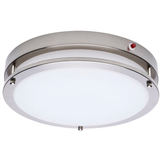 Glamour LED Flush Mount in Brushed Nickel