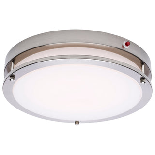 Glamour LED Flush Mount in Brushed Nickel