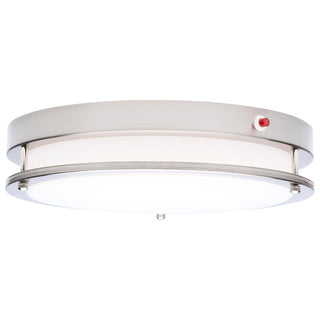 Glamour LED Flush Mount in Brushed Nickel