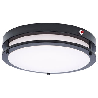 Glamour LED Flush Mount in Black