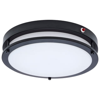 Glamour LED Flush Mount in Black