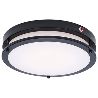 Glamour LED Flush Mount in Black