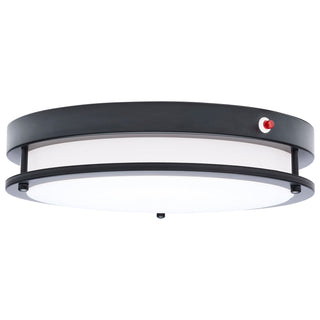 Glamour LED Flush Mount in Black