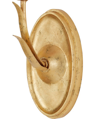 Marilee One Light Wall Sconce in Pink/Dutch Gold Leaf
