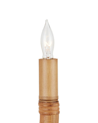 Samsara Two Light Wall Sconce in Natural/Saddle Tan