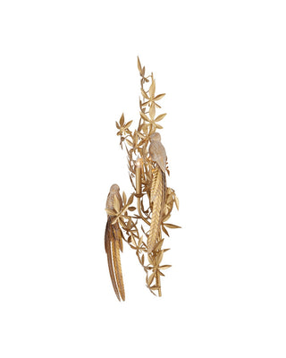 Aviary One Light Wall Sconce in Swedish Gold