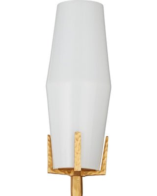 Mathilda Two Light Wall Sconce in White/Matte Gold
