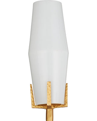 Mathilda Two Light Wall Sconce in White/Matte Gold
