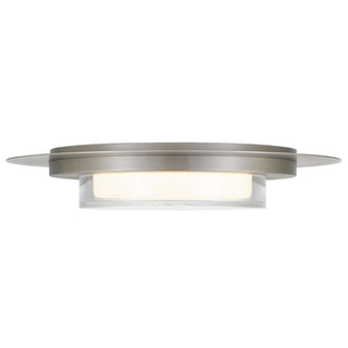 Plate LED Flush Mount in Brushed Stainless Steel