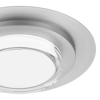 Plate LED Flush Mount in Brushed Stainless Steel