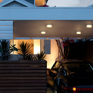 Sunspot LED Flush Mount in Brushed Stainless Steel