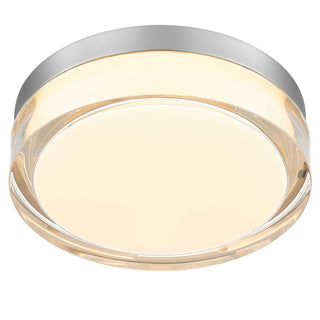 Sunspot LED Flush Mount in Brushed Stainless Steel