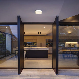 Sunspot LED Flush Mount in Brushed Stainless Steel