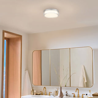 Sunspot LED Flush Mount in Brushed Stainless Steel