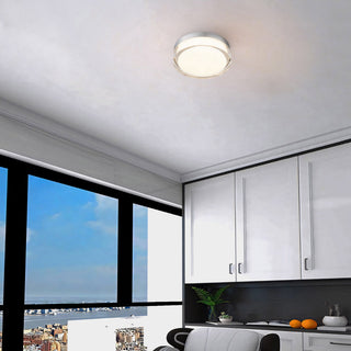 Sunspot LED Flush Mount in Brushed Stainless Steel