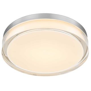 Sunspot LED Flush Mount in Brushed Stainless Steel