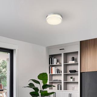 Sunspot LED Flush Mount in Brushed Stainless Steel