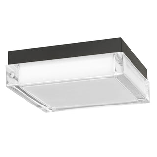 Box LED Flush Mount in Sand Black