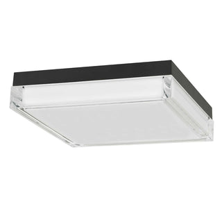 Box LED Flush Mount in Sand Black