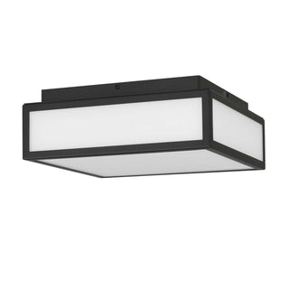Panel Square LED Flush Mount in Sand Black
